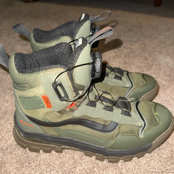Size 7 - VANS Ultrarange Goretex Green EXO MTE-3 BOA Trail Boots, No Box, Great - Picture 4 of 11